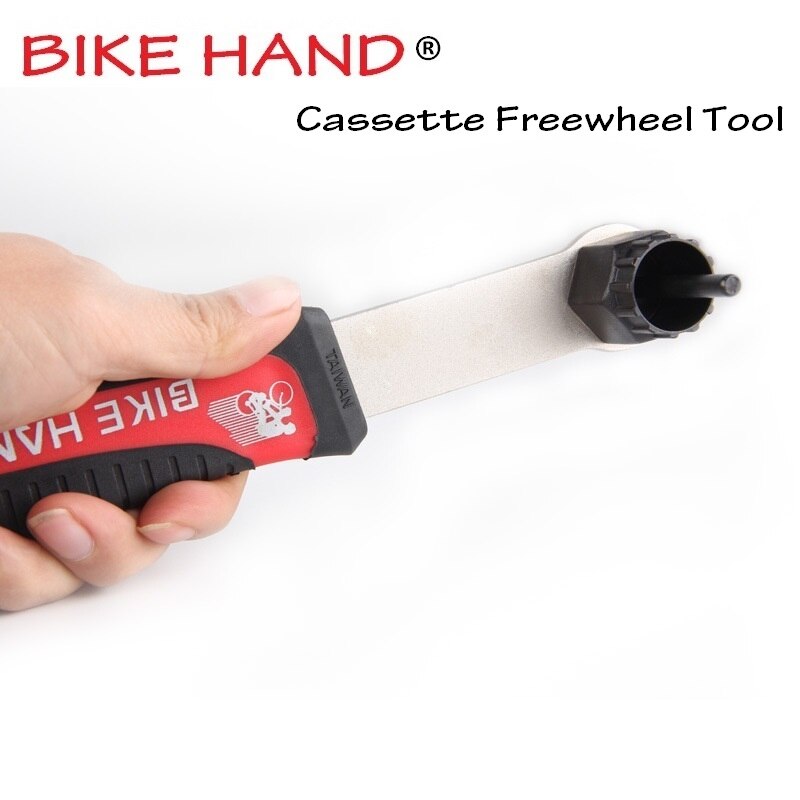 BIKE HAND Fiets Gereedschap Cassette Freewheel Removal Installeren Wrench Tool MTB Road Fiets Vliegwiel Sleutel voor shi-mano