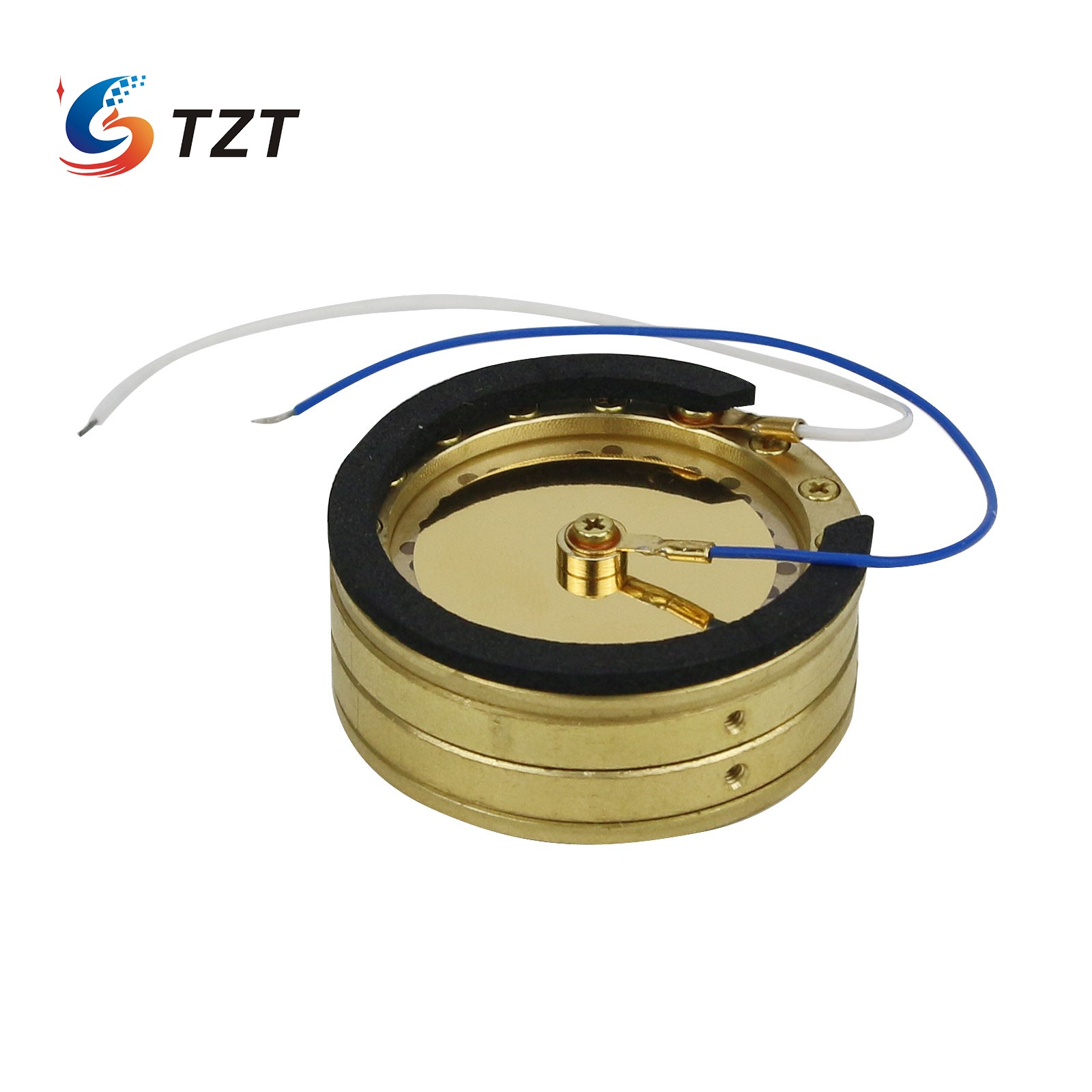 TZT 34mm Large Diaphragm Condenser Mic Capsule Cartridge Core Microphone Capsule Single-sided Gold-plated