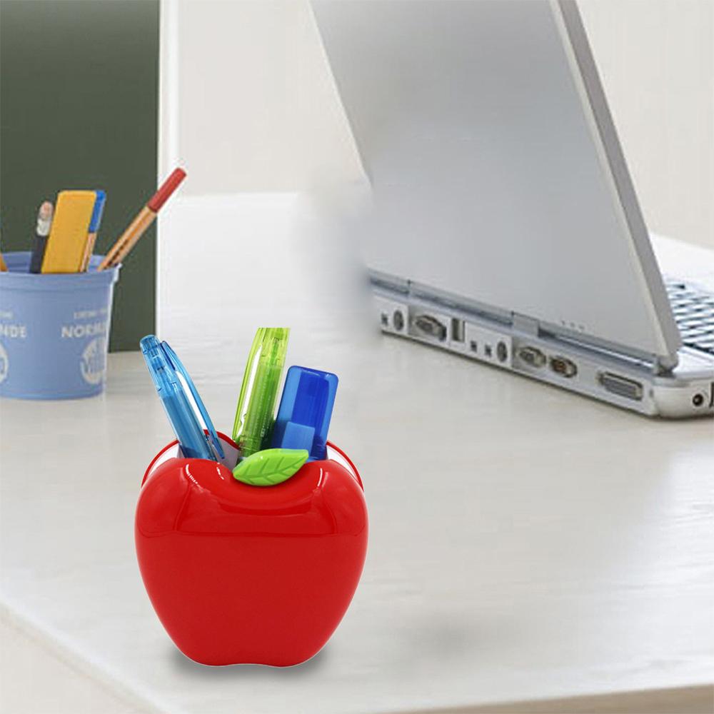 Pennenhouder, Pen Cup Make-Up Borstel Houder, Desktop Opbergdoos, Pennenhouder, kantoorbenodigdheden Fruit-Vormige Pen Houder