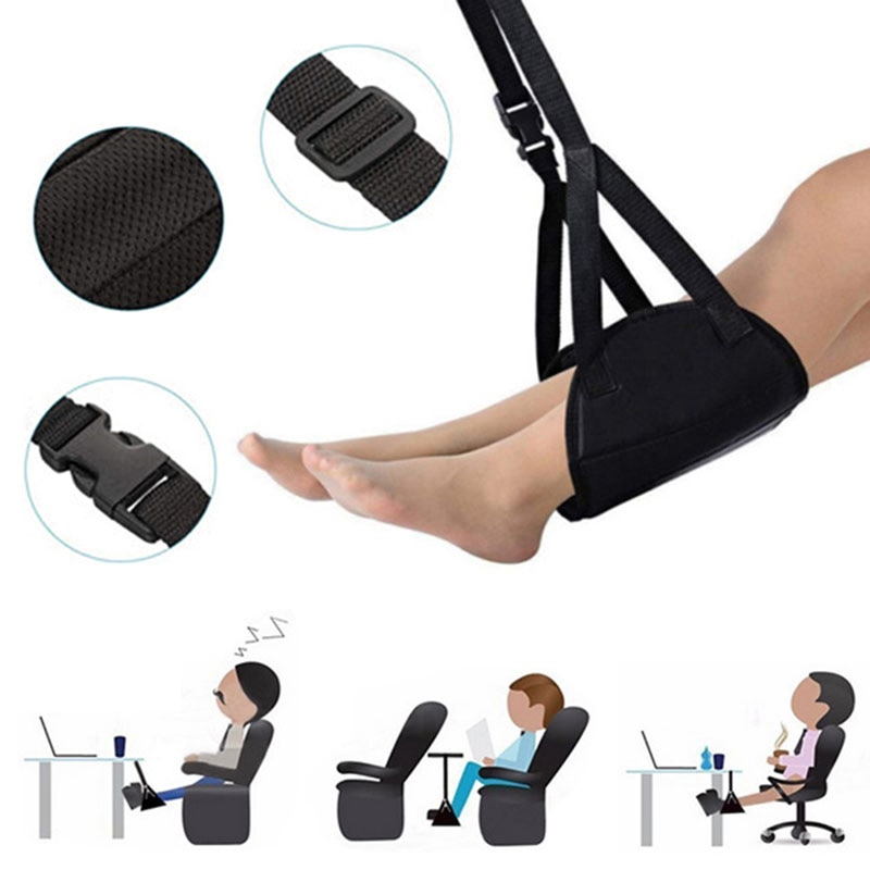 Portable Travel Foot Rest Made with Memory Foam Grandado