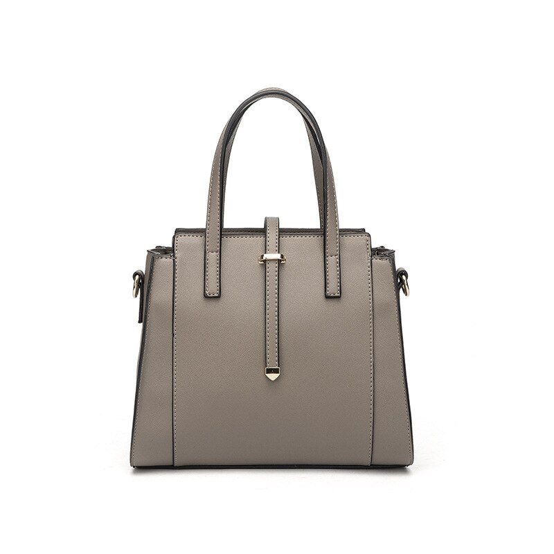 Lelie Koningin Vrouwen Vintage Crossbody Tas Grote Capaciteit Handtas Solid Pu Vrouwelijke Sac Dames Tassen: Donkergrijs