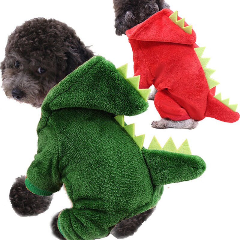 Xs xxl xxl roupas para cães dinossauro avatar roupas para animais de estimação grosso quente quatro patas roupas de gato lã coral roupas para cães