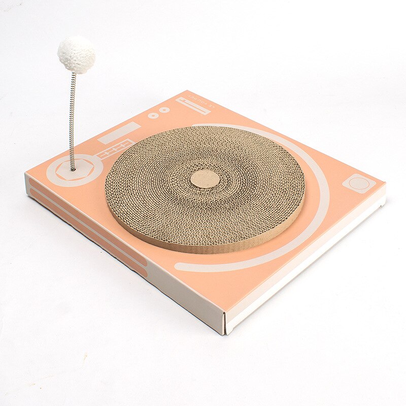 ZK30 Corrugated Paper Cats Scratch Board for Kitten Grinding Nails Interactive Protect Furniture Cat Toy Cat Scratcher Toy: B