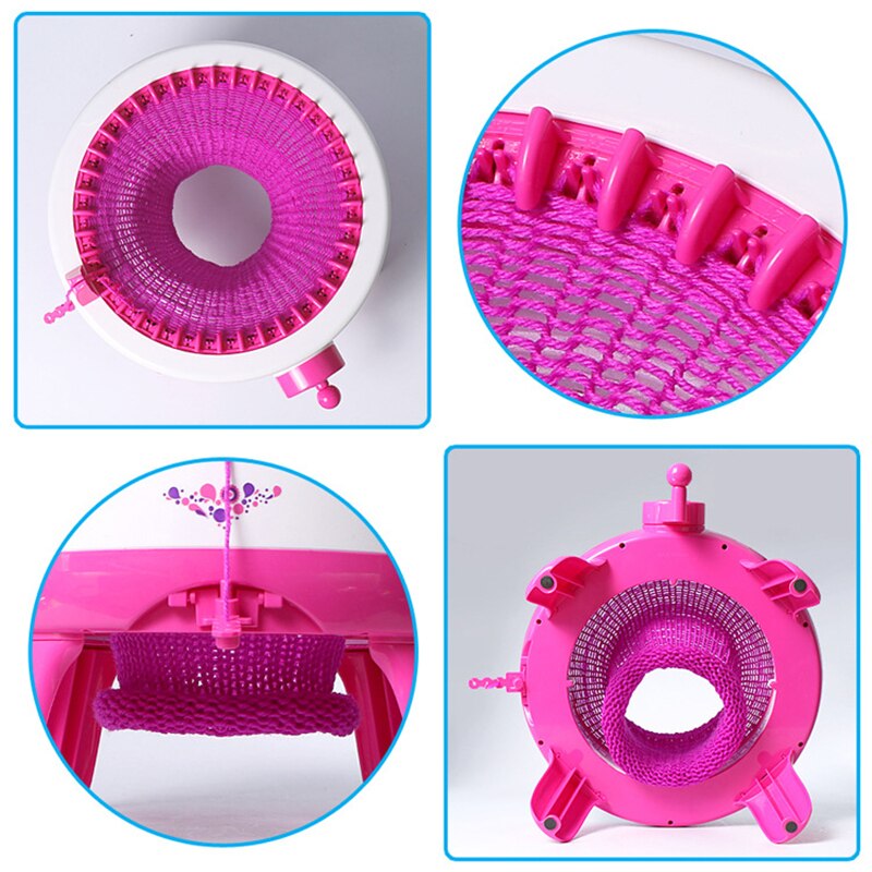 40 igły DIY duża ręka maszyny dziewiarskie tkania krosna Scraf robótki dzianinowa czapka skarpetki narzędzia gwintownica szycia zabawki dla dziewczynek