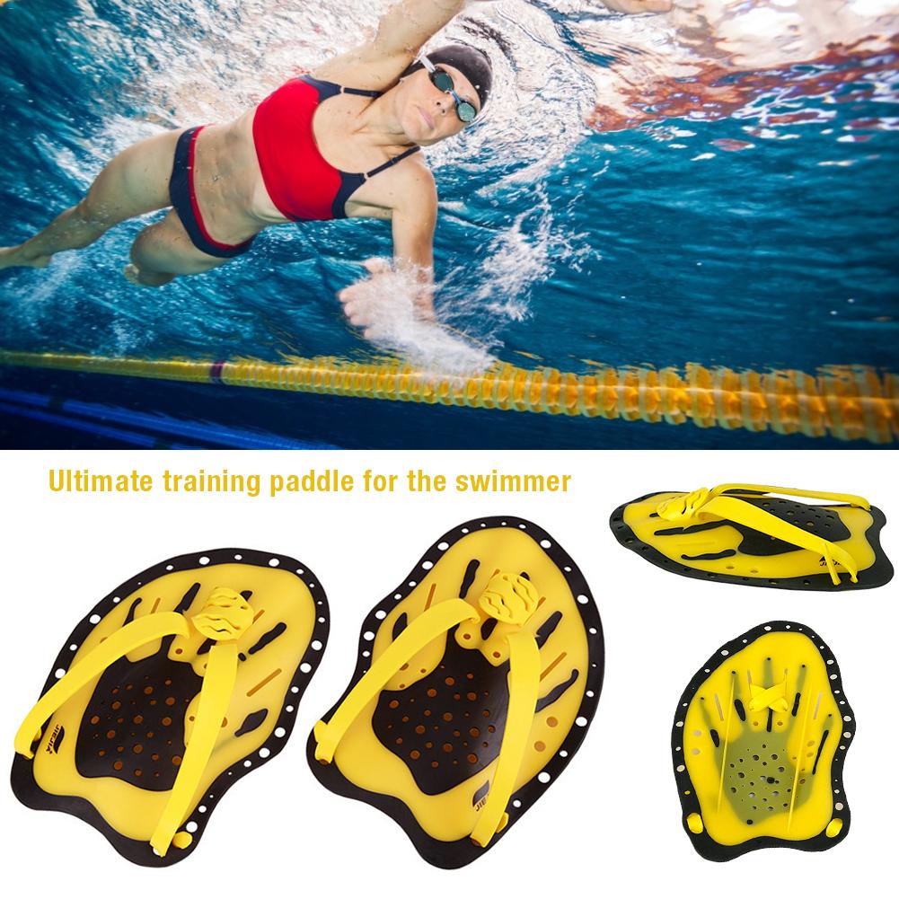 1 paar Schwimmen Handschuhe Aquatische Fitness Wasser Widerstand Aqua Fit Paddle Training Handschuhe für Erwachsene Kinder Anfänger