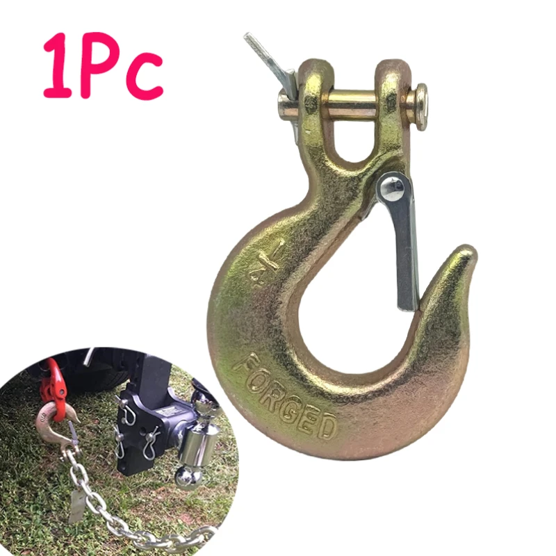 Gancho para remolque de coche, instalación de gancho para cabrestante, enganches de remolque de alta resistencia para camiones, SUV, barcos y remolques
