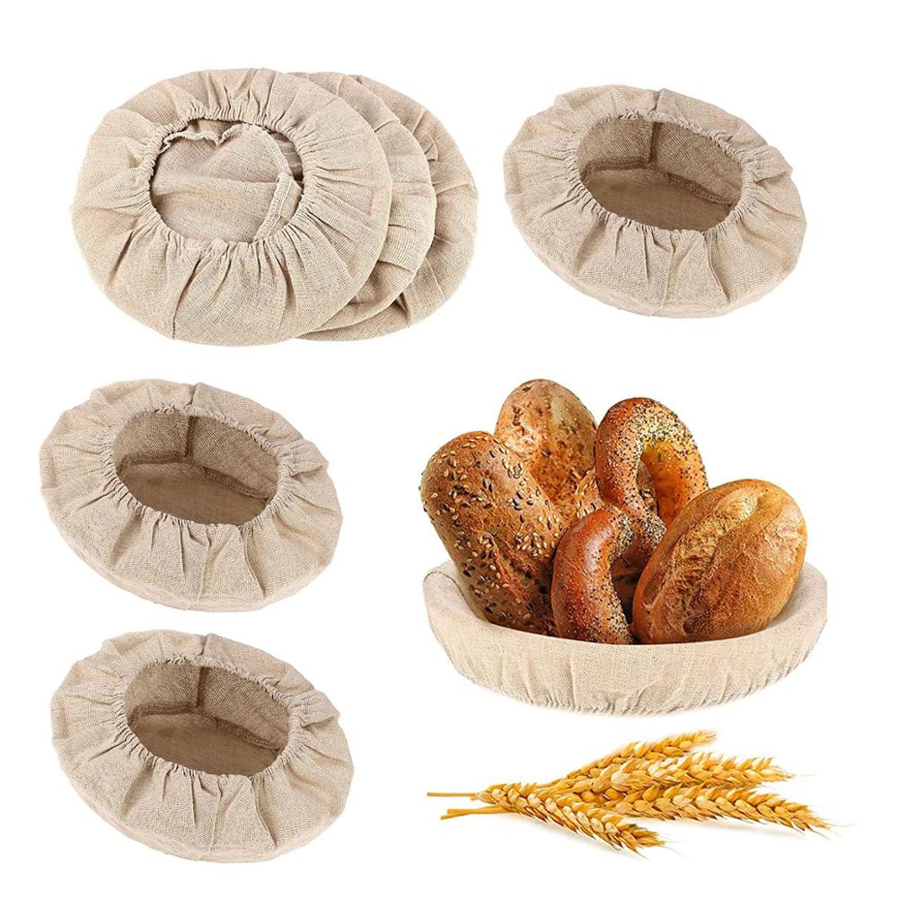Banneton Brood Proofing Basket Set, 10 Inch Ronde & 9