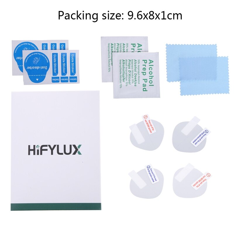 4 stück/set einfach anzuwendende vr-linsenschutzfolie für oculus quest 2 vr  n0hc