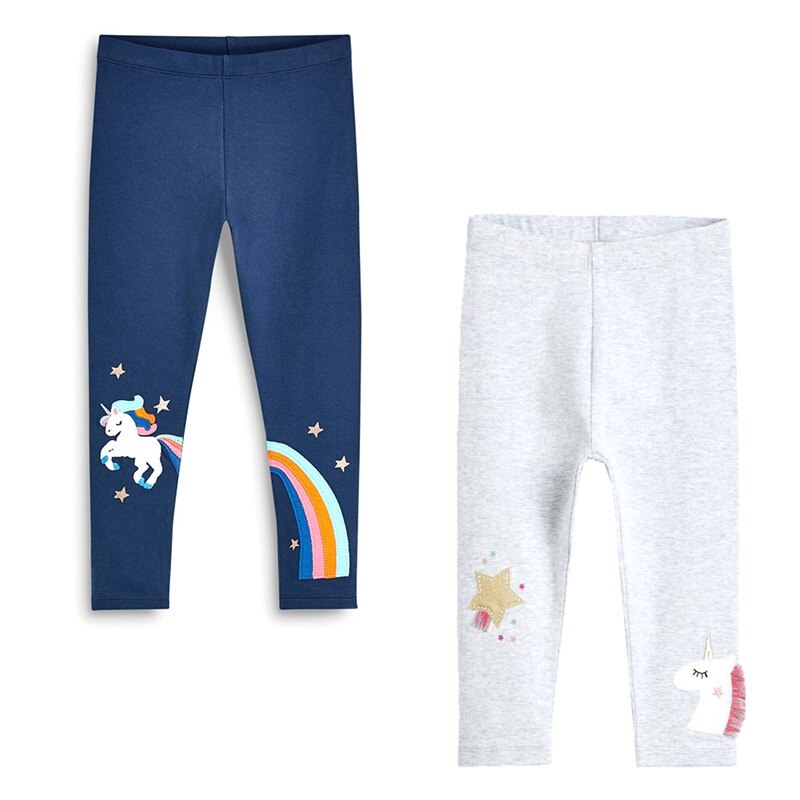 Mallas ajustadas con estampado de dibujos animados para niñas, pantalones, Leggings