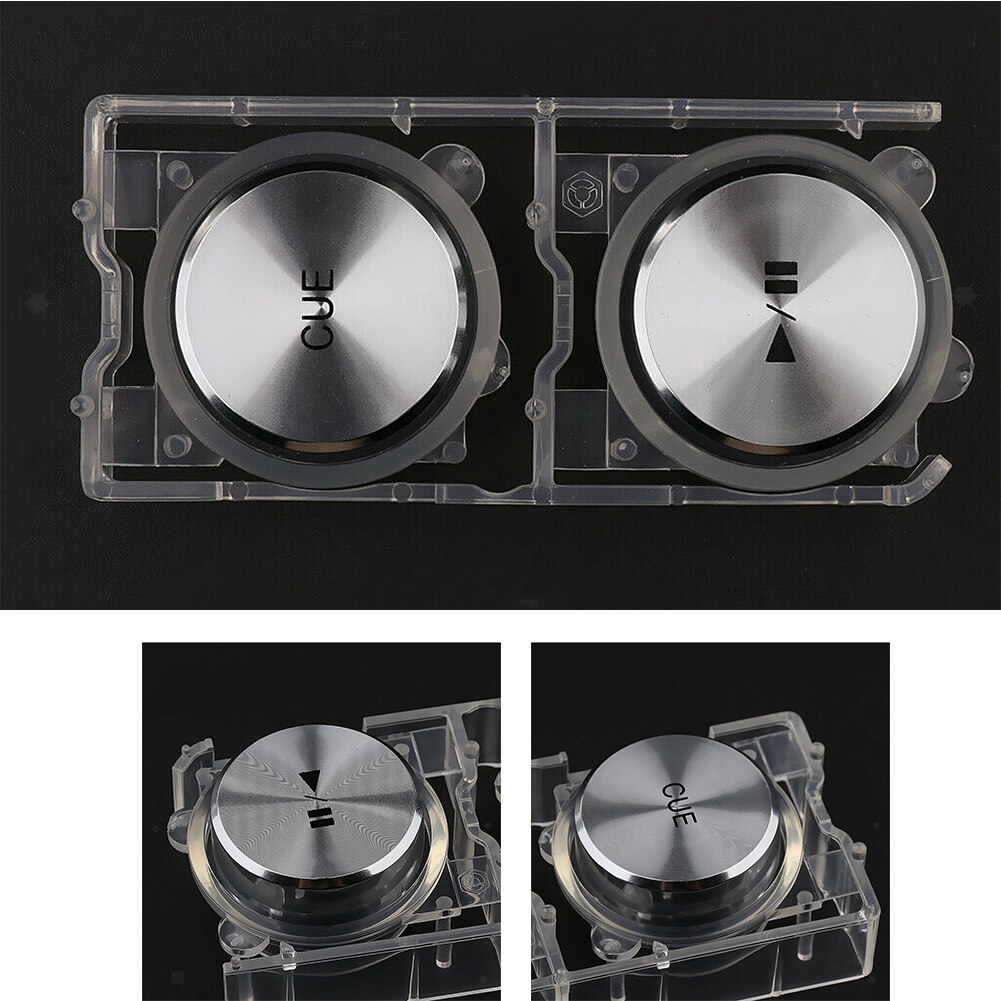 1 par de reposição durável fácil instalar substituição faixa banco mini interruptor portátil botão cue botão play pause para CDJ-2000NEXUS