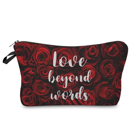 Jom tokoy cosméticos organizador saco compõem impressão rosa saco cosmético moda feminina marca maquiagem saco hzb920: Default Title