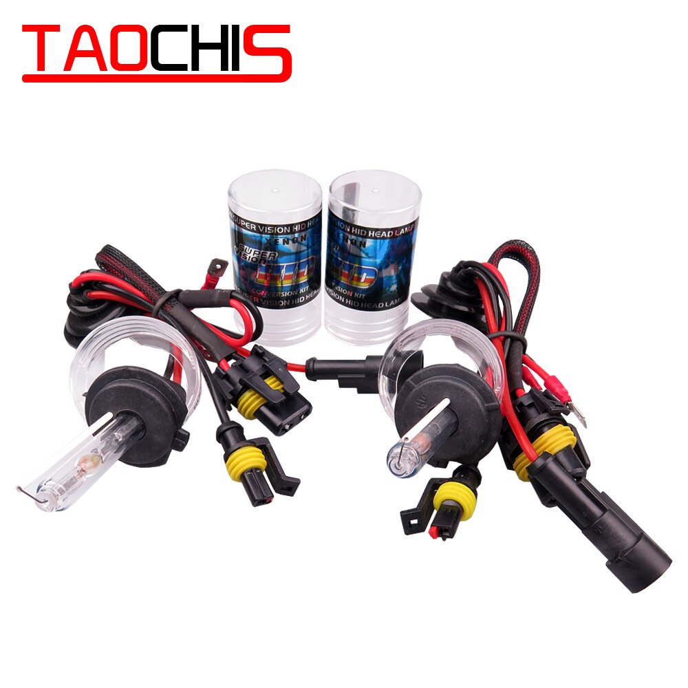 Taochis 12v 55w h7 xenon hid-lampen vervangende auto koplampen 3000k 4300k 6000k 12000k 8000k 10000k 5000k lampen
