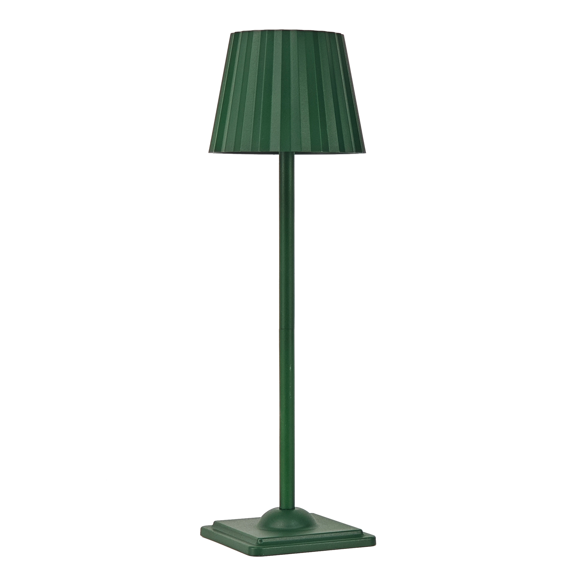 Lámpara de escritorio LED inalámbrica, lámparas de mesa inalámbricas con Control táctil, recargable por USB, luces de ambiente con atenuación continua de 3 colores: green