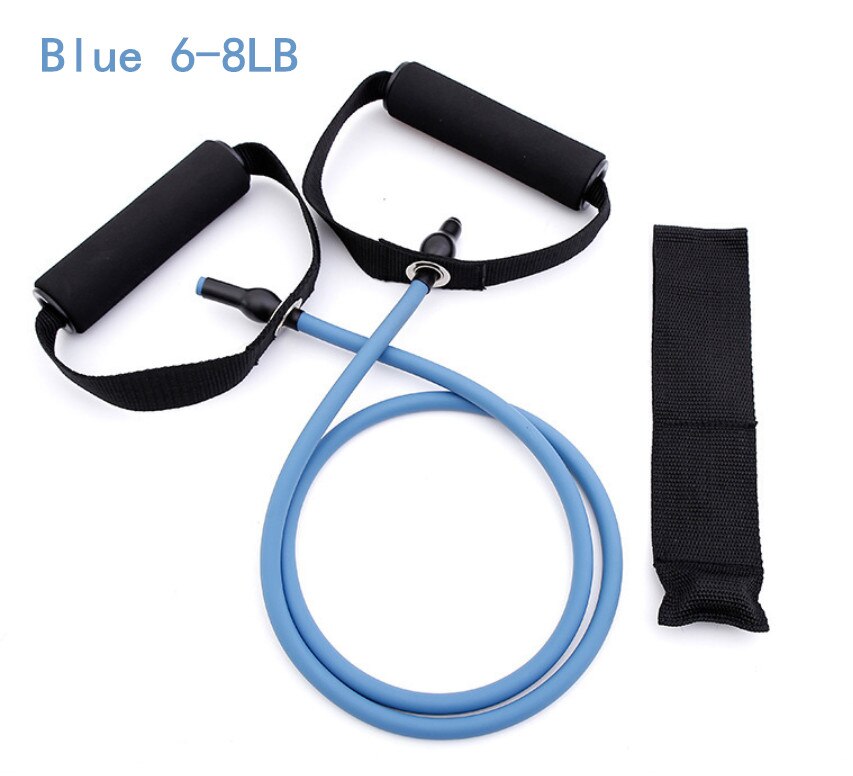Fitness Elastic Tension Bands Yoga Pull Rope Elastic Workout Exercise Multifunctional Gym Tension Resistance Bandas Fitness: Blue