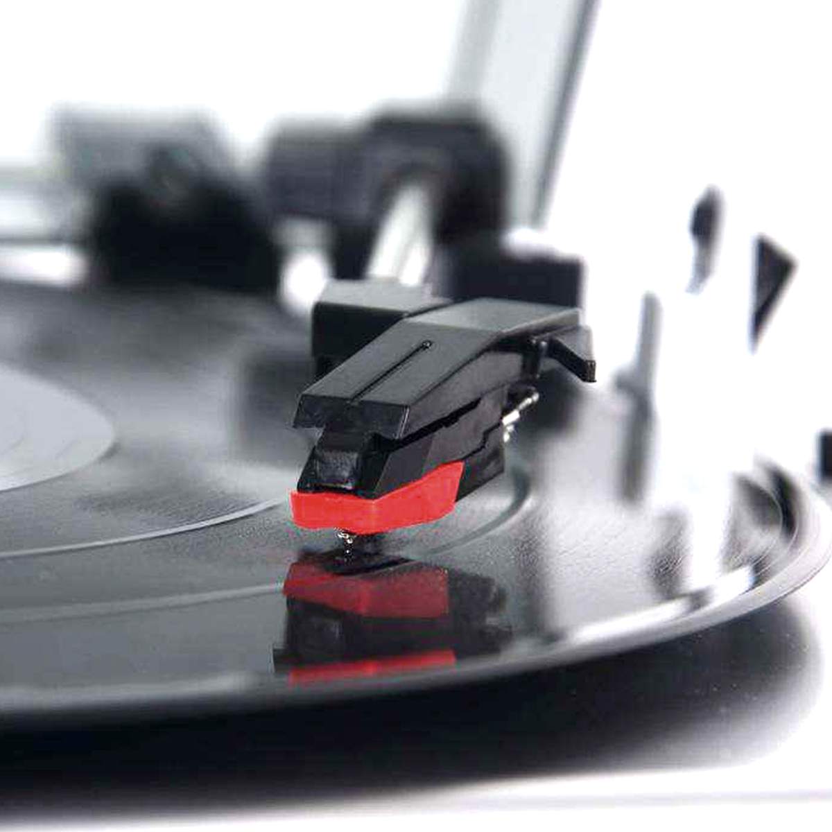 Reproductor de discos de vinilo tocadiscos, aguja para lápiz óptico, Cartucho de cerámica, giradiscos con lápiz óptico, varilla de plástico/aluminio
