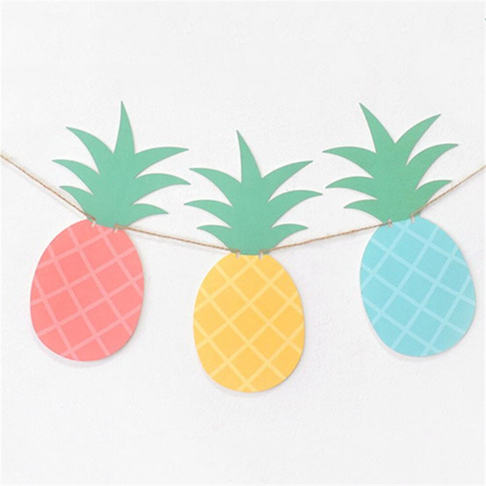 5m ananas frukt dekor sommar brudshow pool party deocr ananas banner hem dekorativa hängande girlanger sommarfest: Default Title
