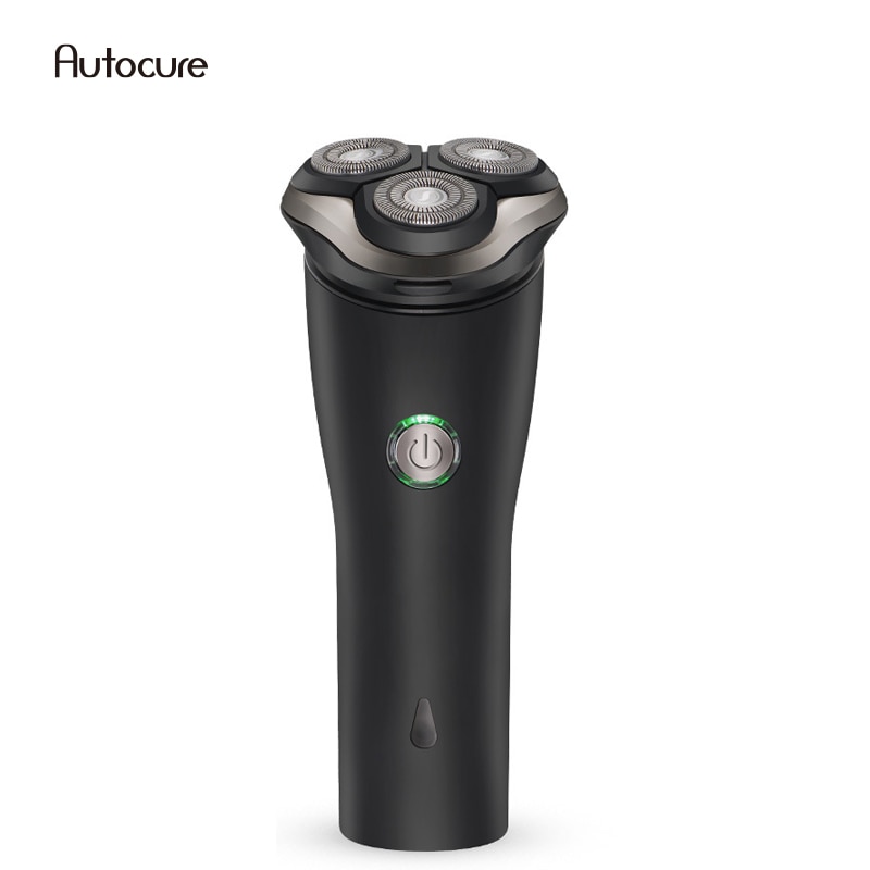 Autocure Smart USB Rechargeable Razor Full Body Washing Three-head Floating Razor Rechargeable Electric Male Shaver