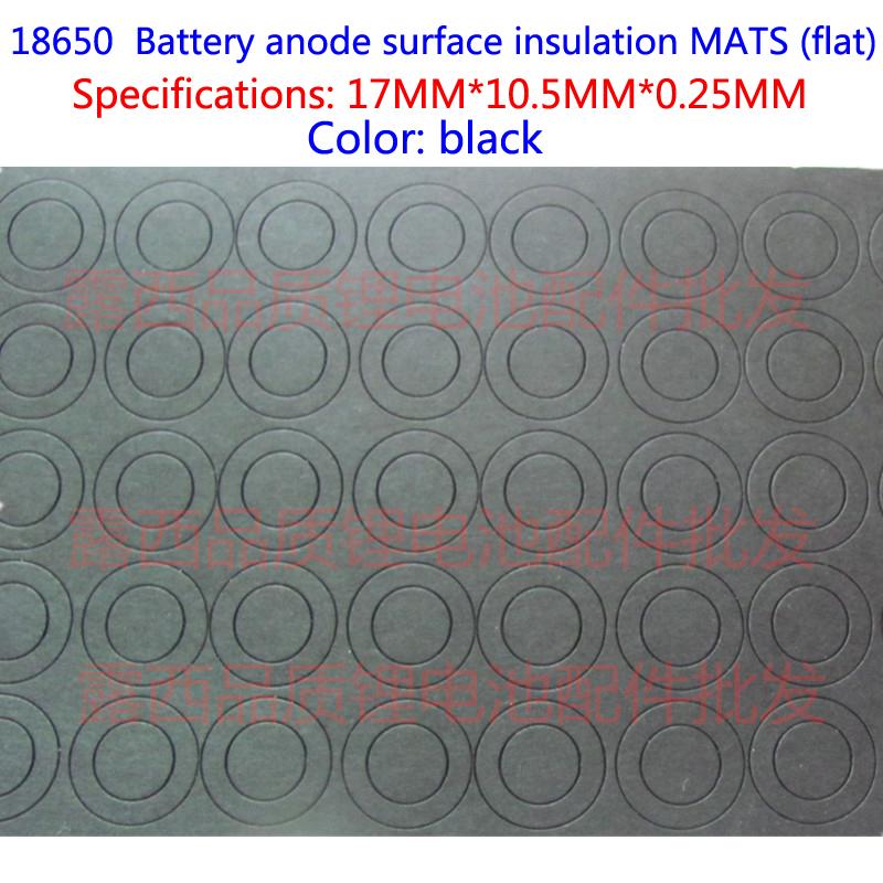 18650 litiumbatteri isolering pakning papir pakistan hurtig isolerende film 18650 flad overflade pad isolering pad sort klistermærke