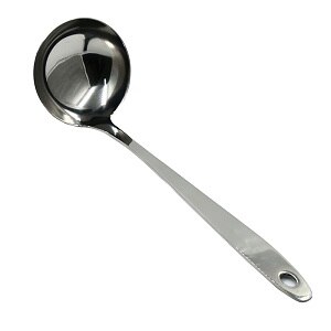 Cuillère passoire en acier inoxydable, épaissie, Pot , cuillère passoire, cuisine Restaurant, cuillère passoire, Gadgets de cuisine 1 pièce: Spoon