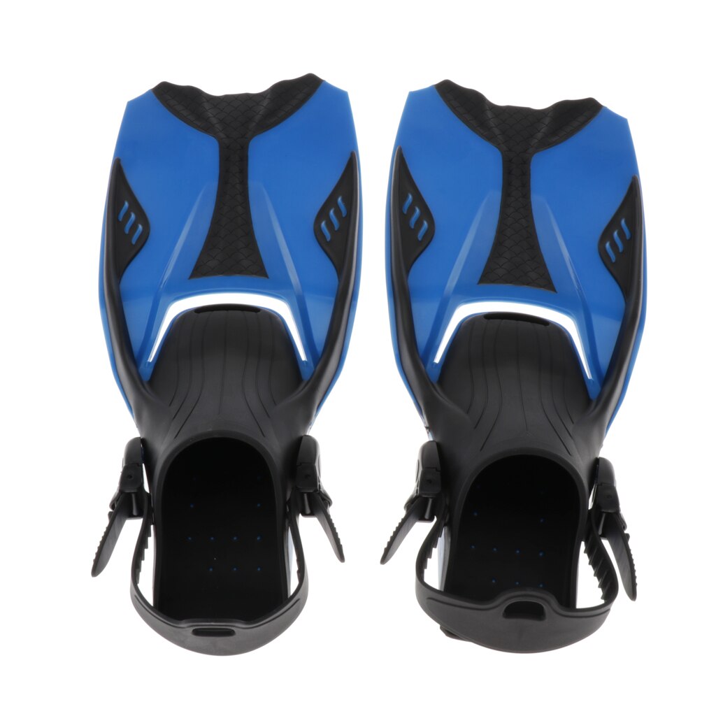 Open Heel Diving Fins Adjustable Snorkeling Dive Fin Anti-slip Shoes