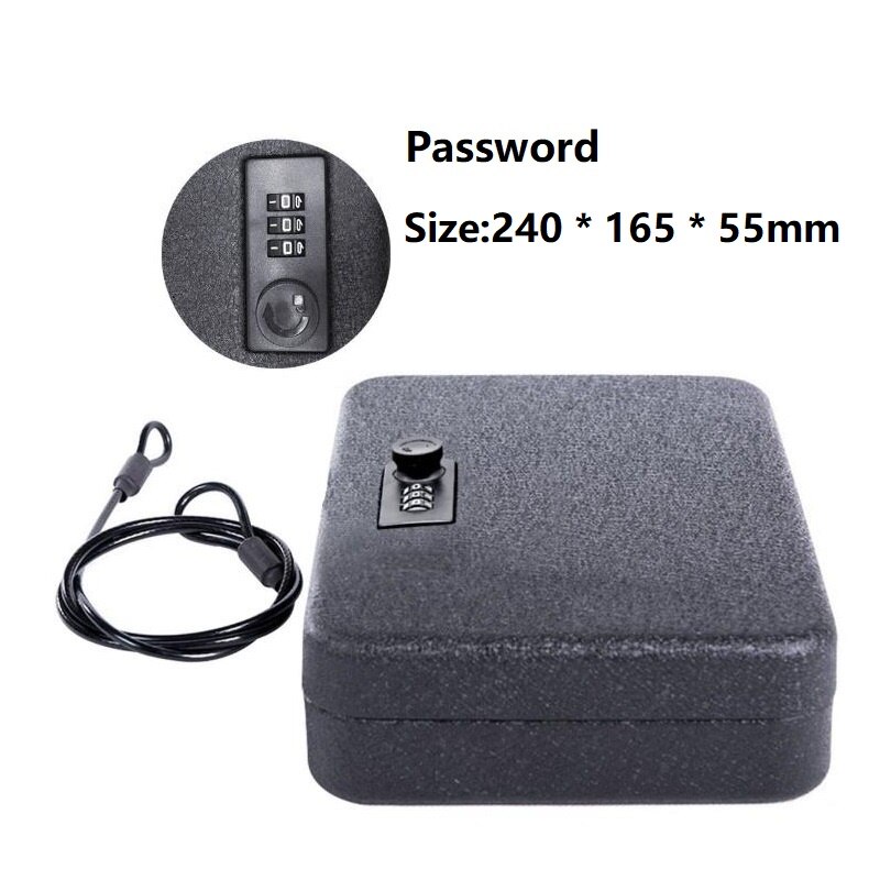 Mini voiture en métal Double assurance coffre-fort avec boîte de rangement en acier-corde: Password