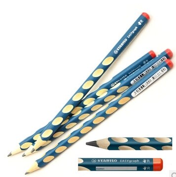 Sacapuntas Stabilo Pen 322 para niños, sacapuntas con túnel de eje grueso, lápiz Triangular, corrección Hb, posición de agarre, 1 unidad