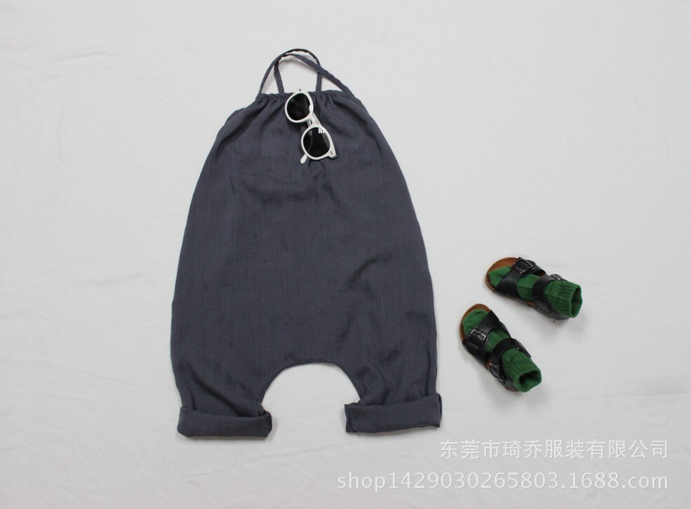 Lasten lasten puuvilla- ja pellavahousut poikien ja tyttöjen tytöille: 3t