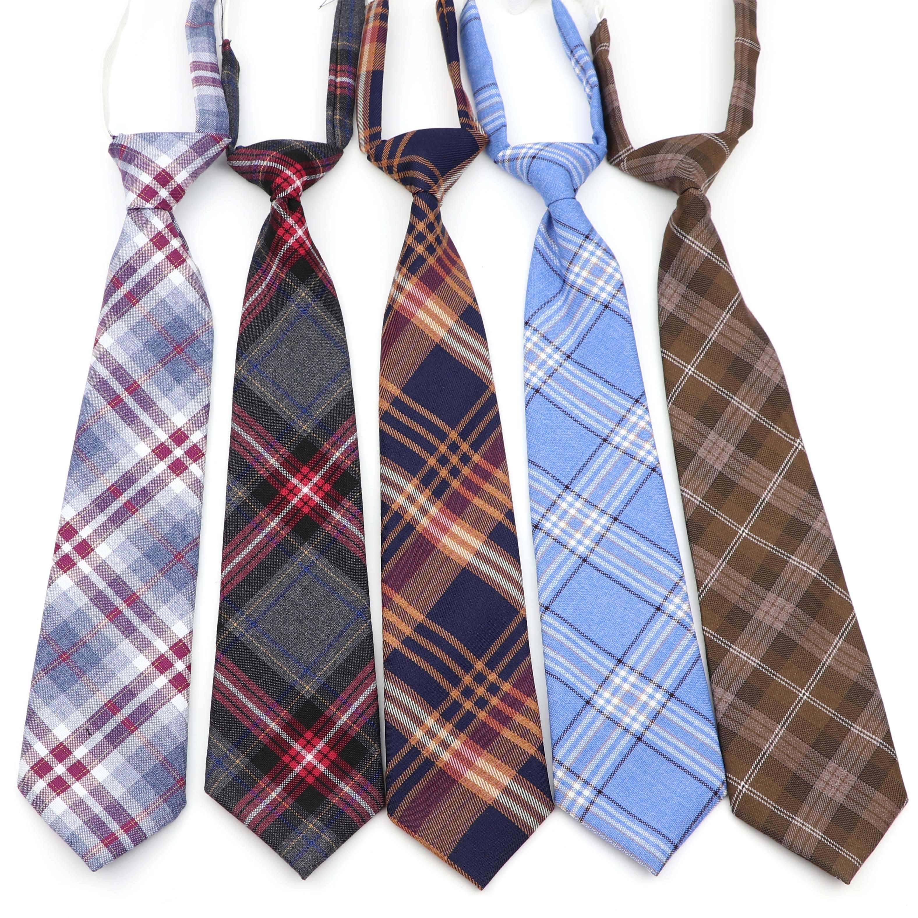 Student Lui Slim Stropdas Skinny Stripped Tie Eenvoud Elastische Band 7 Cm Breedte 33 Cm Lengte Partij Formele Mannen kids Banden