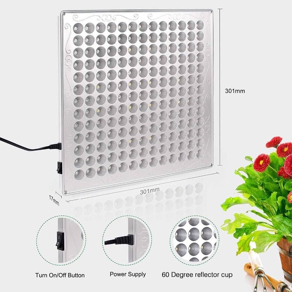 Led Aquarium Light 75W Reef Coral Marine Lamp Freshwater Saltwater Fish Tank Aquatic Plant Grow Lighting Ultra Panel Light