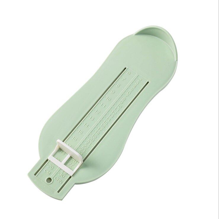 Plastic kindervoetmeter 3 kleuren meet babynagelverzorging babyvoetliniaal kindervoetlengtecalculator babynagelverzorging: Groente