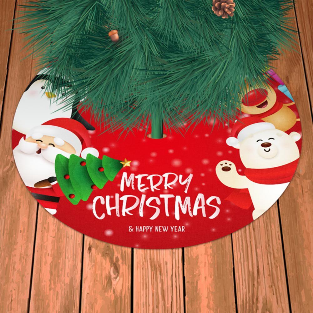90cm weihnachtsbaumdecken, teppiche, weihnachtsdekorationen, baumdeckenornamente, festliche partyartikel