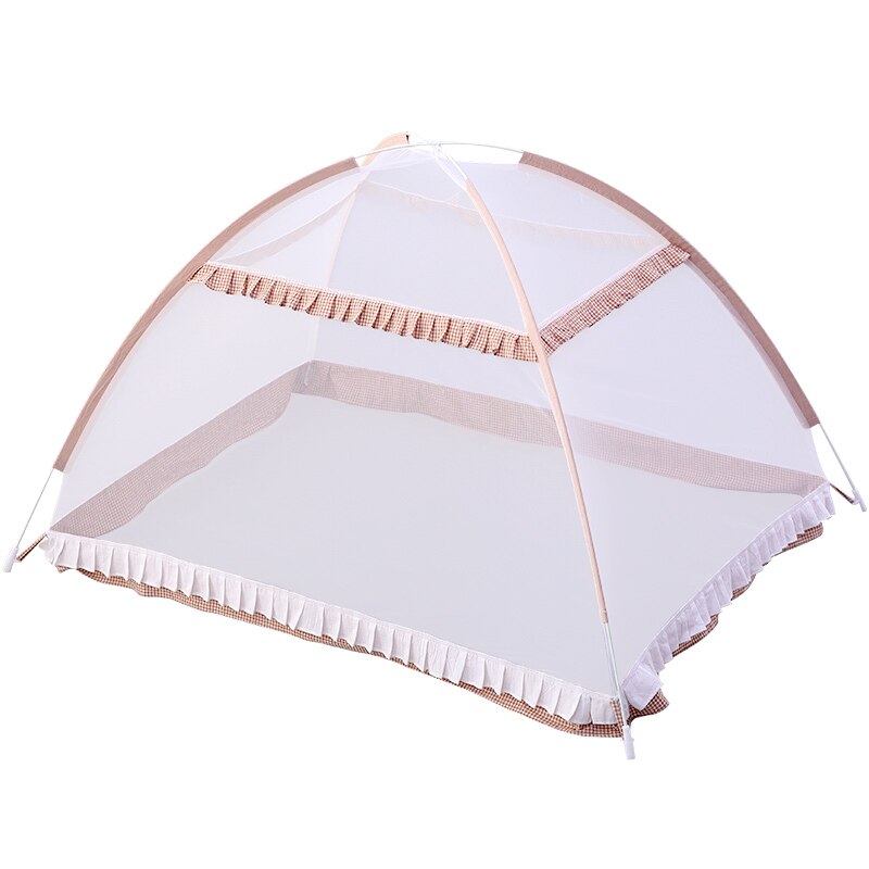 Babyseng kalesje uten bunn bærbar sammenleggbar babyseng myggnett låve myggtelt 65*115cm låve utendørs campingtelt