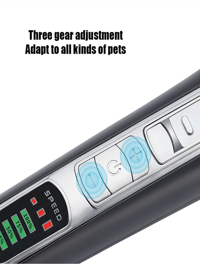 Hondentrimmer, tondeuse, scheerapparaat voor huisdieren, elektrische tondeuse voor kattenhaar, hondentrimmer met lcd-scherm, apparaat voor het knippen van huisdieren