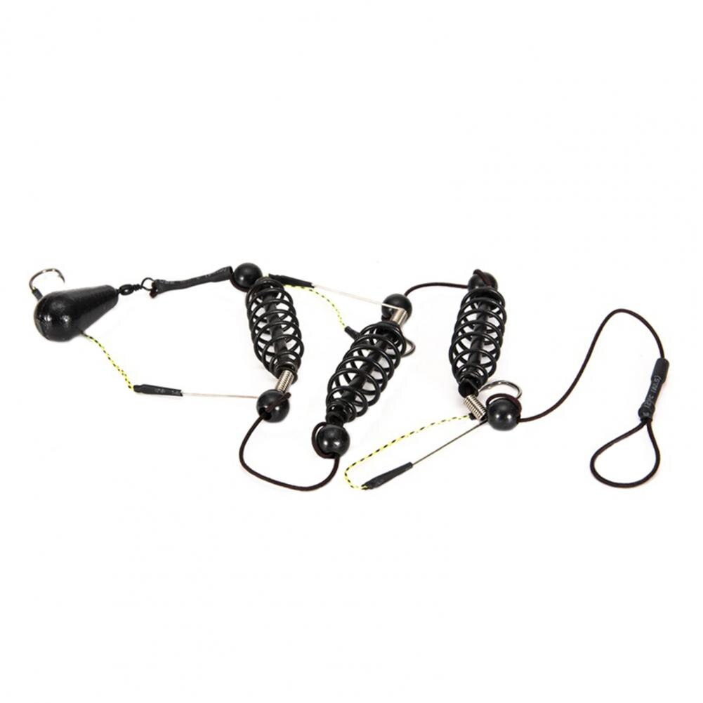 1pc String Hook Lightweight Durable Fishing Spring Carp Feeder Fishing Feeder Baitholder for Outdoor Fishing Tackle Accessories