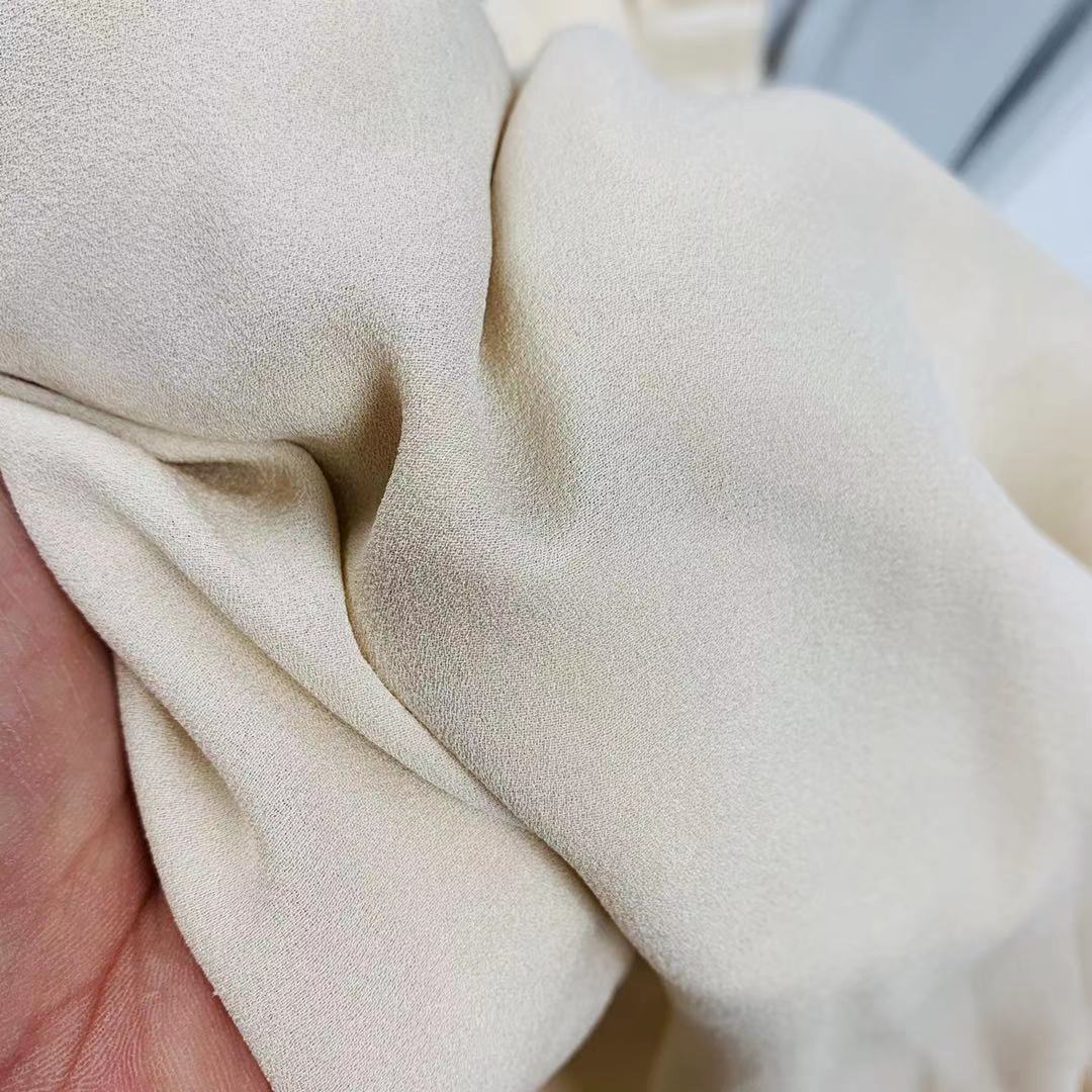 Crêpe lourde en soie mûre, 1 mètre, 23mm, 135cm, 53 pouces, couleurs unies, large au mètre