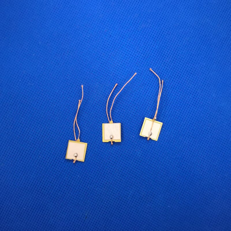 Piezoelectric Ceramic Plate Transducer 13*13*0.2 mm-PZT5 Ultrasonic Sensor Energy/Electricity harvesting Sheet Pressure Sheet