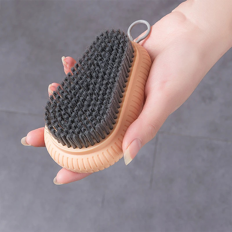 Cepillo de cerdas suaves para el hogar, pantalones de lavandería multifuncionales, calcetines para zapatos, lavado a mano, herramienta de cepillo de limpieza de ropa para lavado de baño