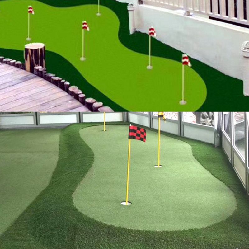 kariert Praxis Putten Grün Golf Flagge mit Eingefügt Ausbildung Nylon Ziel Ziel Fahnen für drinnen draussen