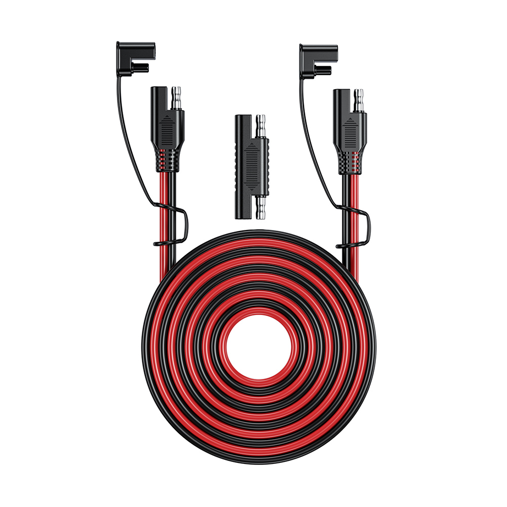 Batterie Ladekabel SAE Zu SAE 12V-36V Auto Verlängerung Kabel 16AWG Auto Batterie Solar- Kabel staubdicht Stecker Draht Anschluss Kabel: Gelb