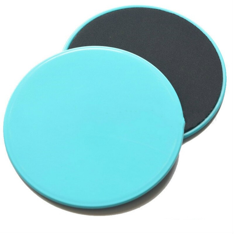 Discos deslizantes para hacer ejercicio, placa deslizante para entrenamiento muscular, Yoga, equipo de Fitness, 2 uds.: Azul cielo