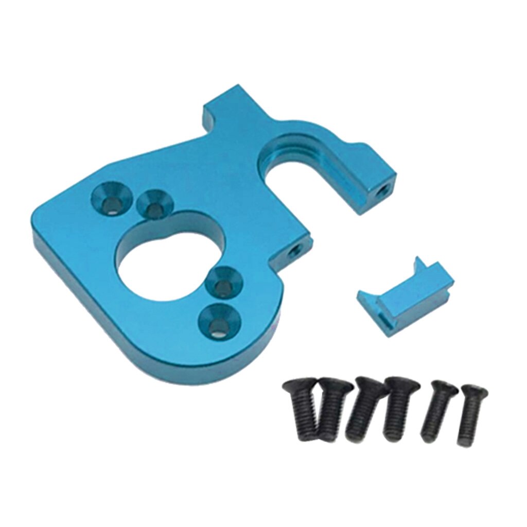 RC Car Motor Mount Holder Fits for WLtoys 144001 1/14 RC Car Buggy Crawler: Blue