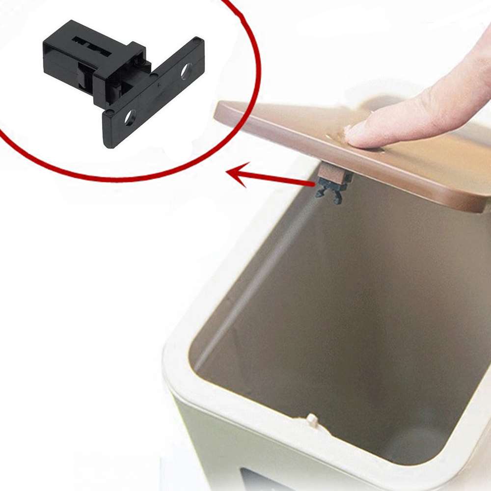 5 Stks/set Prullenbak Plastic Lock Zelfsluitende Deur Schakelaar Vervanging Vangen Compatibel Touch Deksel Klink Reparatie Clip Thuis levert