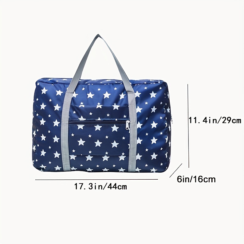 Zusammenklappbare Reisetasche, Organizer-Tasche, Gepäcktasche, Reise-Handheld-Boarding-Tasche, große Kapazität, Reiseaufbewahrung