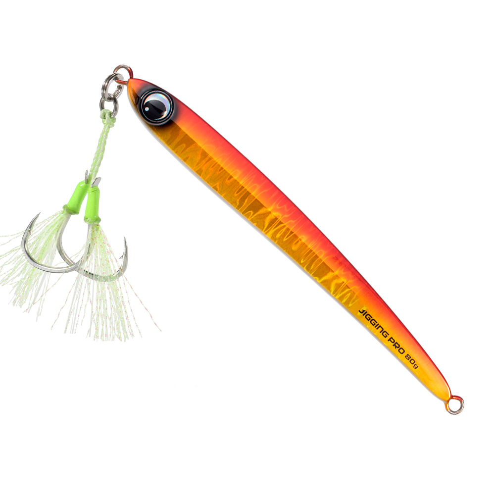 JIGGING PRO 45g 60g 80g Blade Jig Metal Jigs Fishing Lure Shore Offshore Jigging Lure Kingfish Amberjack