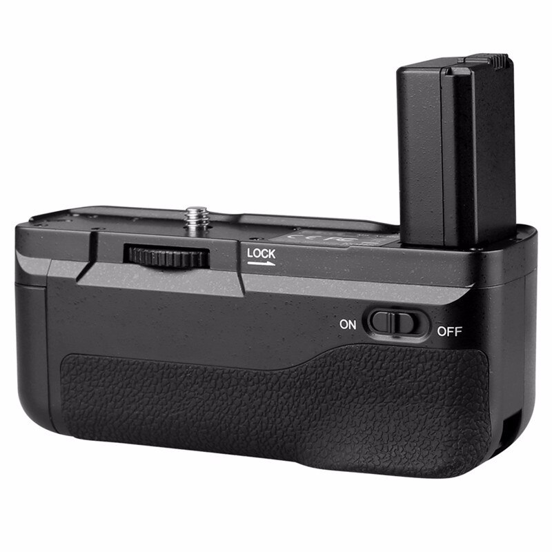 Meike mk -a6300 lodret multi power batteri håndgreb til sony  a6300 a6000 a6400 kamera arbejde med 1 or 2 np-fw50 batteri