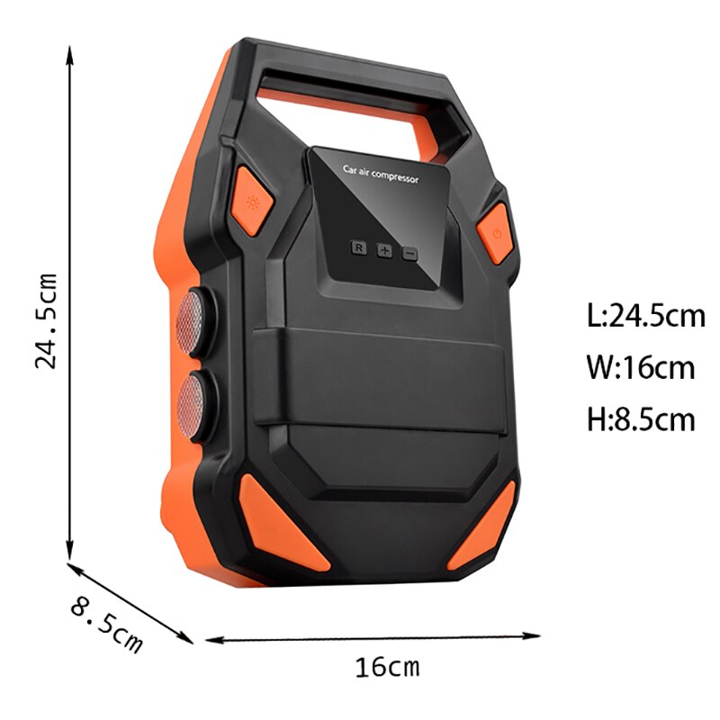 12V 150 PSI Digital Portable Car Wheel Tire Inflatable Pump Air Compressor Electric Inflating Machine with Cloth Bag