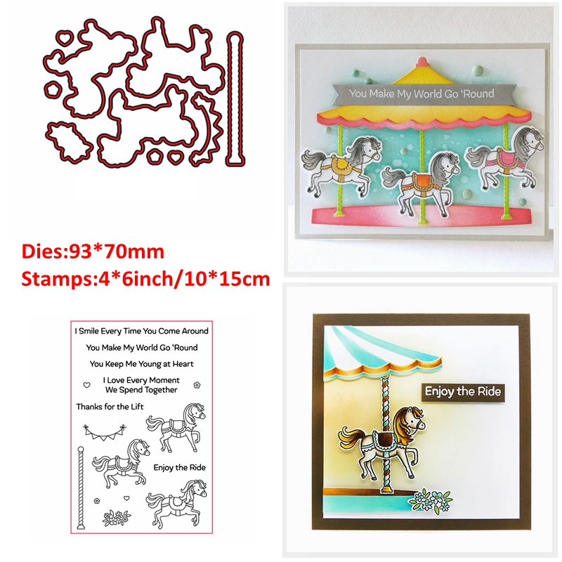 You Are My Sunshine Mixed Animals Flowers Leaves Clear Stamps DIY Scrapbooking Making Template 07: M65