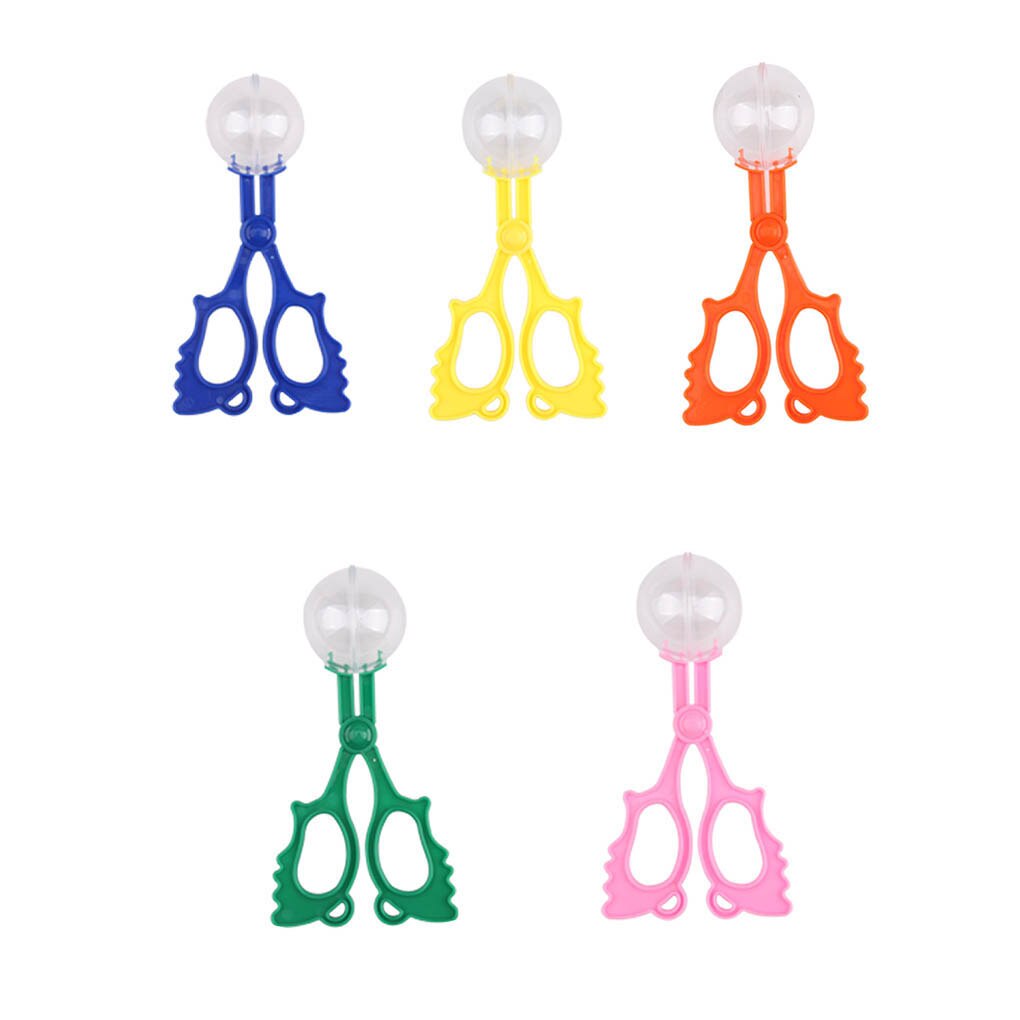 5pcs Bug Insect Catcher Scissors Handy Scoopers Clamp Plastic Tongs Tweezer Children Toy Set