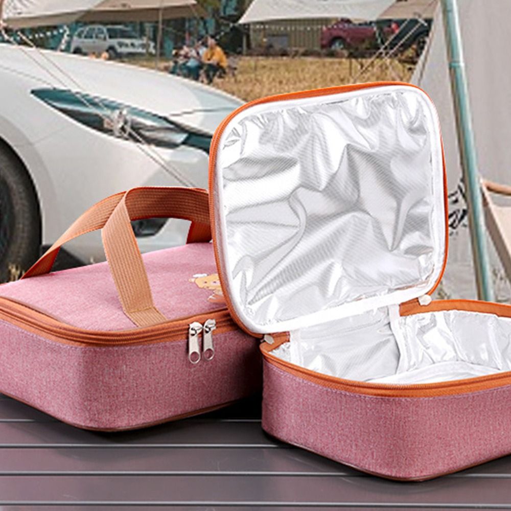 Koelbox Koelbox Tas Isolatiepakket Outdoor Vrouwen Food Handtassen Voedsel Voedsel Warme Thermische Tas Draagtas Lunch Tas Waterdichte Lunchtas