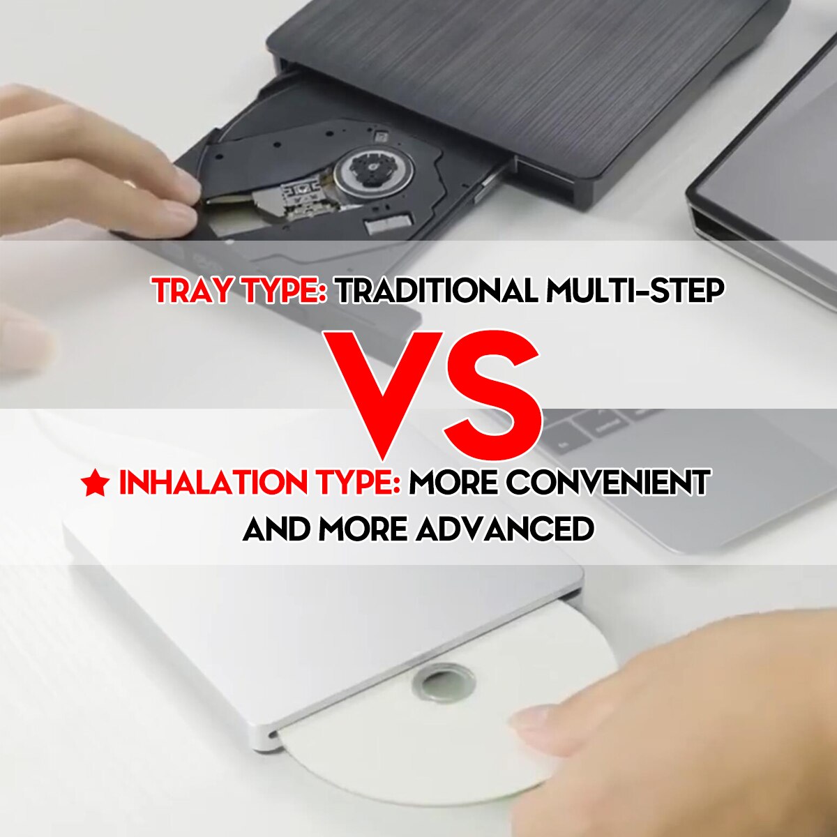 USB 3.0 DVD RW player External Slim DVD Optical Drive Recorder Portable for Macbook Laptop Computer pc Windows 7/8